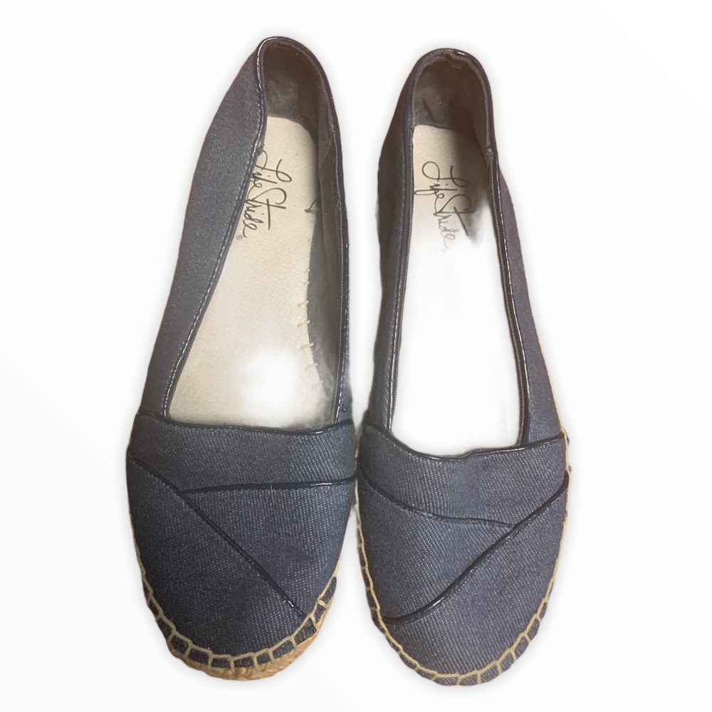 Life Stride Women’s Dark Blue Espadrille Flats